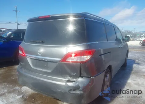 2014 Nissan Quest Sv z USA, uszkodzony, nr VIN JN8AE2KPXE9106703